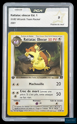 une image d'une carte Pokémon représentant un Rattaac obscur