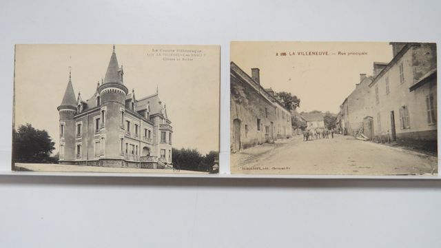 La Villeneuve : Lot de 2cpa : AAA 100 et PM 1479. B.E.