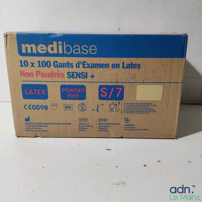 the box is empty and ready to be packed with medical supplies