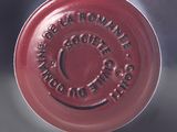 a close up of a wine bottle with a label on it