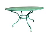 une image représentant une table au plateau vert sur fond blanc