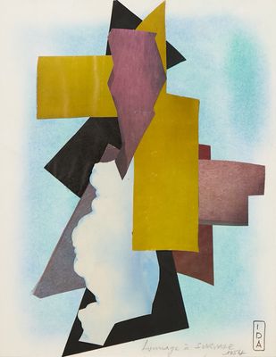 une image représentant une œuvre d'art découpée en morceaux