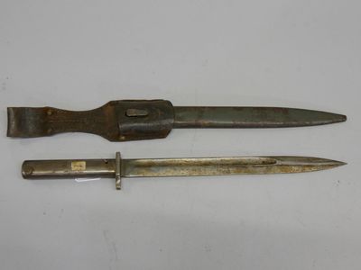 Baïonnette Mauser 1898 Ersatz EB33. Monture tout fer avec tr… - Photo 1