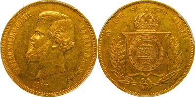 une pièce d'or « sovereign » à l'effigie de la reine Victoria