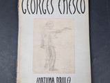 an old book with a drawing of a man holding a gun