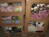 a cardboard box that has a bunch of items inside of it