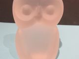an image of a plastic owl sitting on top of a table