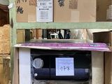 boxes stacked on top of each other in a warehouse