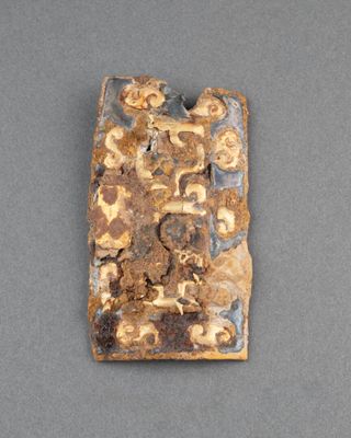 MEXIQUE. ELEMENT de PARRURE de forme rectangulaire et à déco…