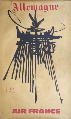 Georges MATHIEU (1912-2012) pour AIR FRANCE