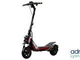 an image of a scooter is shown with the logo of a company