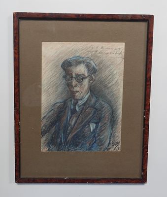 Ecole allemande du XXe siècle Portrait d'homme