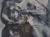 an image of a drawing of a woman holding a baby