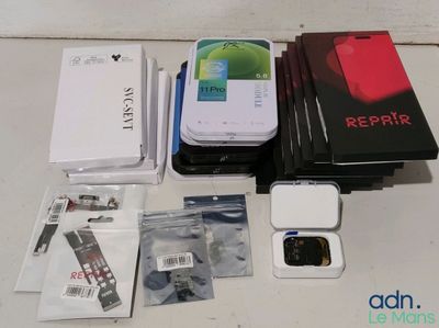 many items that are laying out on the table