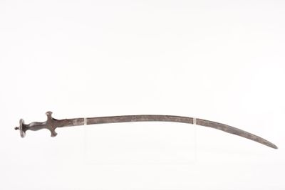Inde Sabre TALWAR Monture fer, lame courbe à dos plat et à d…