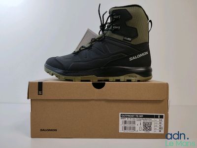 Bottes d'hiver Nike Air Max Mid, en noir et vert kaki