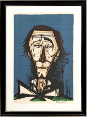 une image représentant un tableau d'un homme portant un nœud papillon