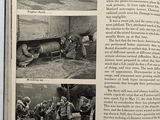 an old book with pictures of military men and planes