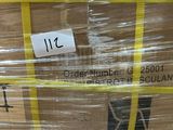 a pallet full of boxes on a pallet in a warehouse
