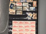 a picture of a picture of a wall with stamps on it
