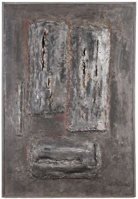 une image représentant un tableau où l'on voit une porte avec une fenêtre ouverte