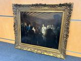 an image of a painting of a group of people in a room