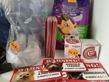 a lot of items that are sitting on the counter
