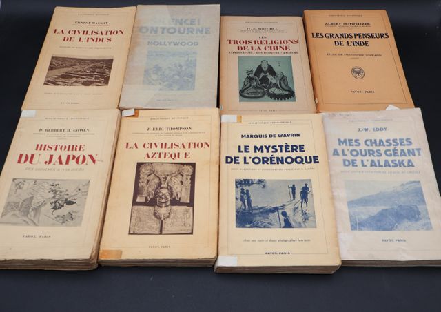 Edition PAYOT: lot de 8 livres brochés: Les trois religions de la...
