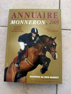 une image représentant un livre posé sur un sol carrelé, avec un cheval et son cavalier