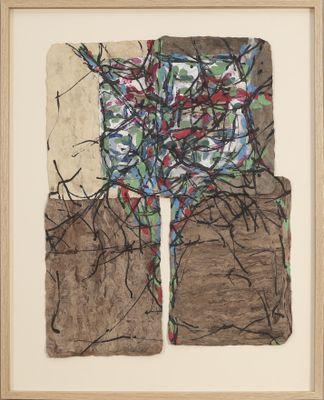 une image représentant une œuvre d'art accrochée au mur