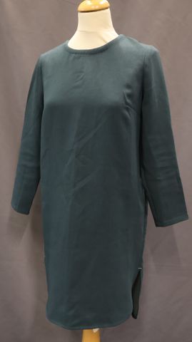 KARL MARC JOHN – Robe courte en polyester bleu canard, taille S 