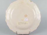 underside view of a bowl showing the bottom of the bowl and the bottom of the bowl