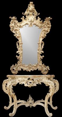 GRAND ET SPECTACULAIRE MIROIR de Style Venise XVIIIème Siècl…