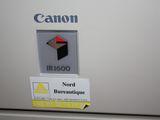 a close up of a button on the side of a machine