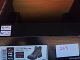 a box of shoes on a shelf in a store