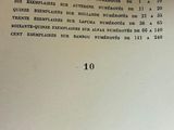 a close up of a book with numbers on it