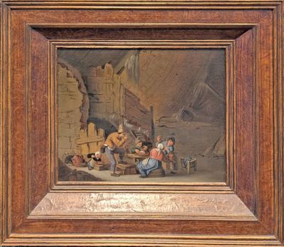 Ecole FLAMANDE du XVIIe siècle, suiveur d' Adrien van Ostade