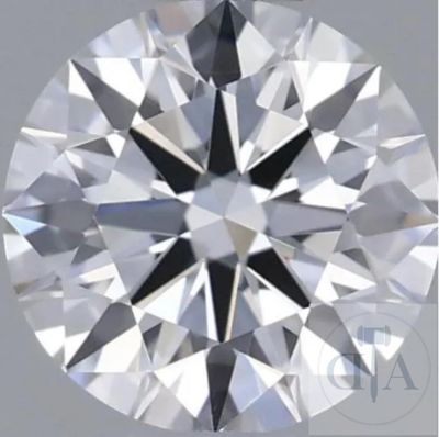 Diamant rond taille brillant de 1,01 carat, I / VVS1