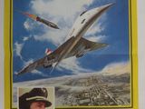 L'affiche du film « Airport 80 » est accrochée au mur.