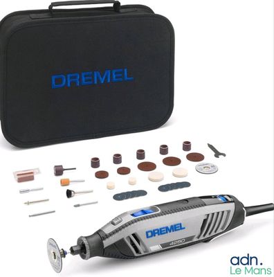 Ponceuse rotative Dremel sur secteur avec accessoires