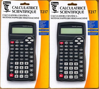 pair of calculatrice scientifice scientifice 12 digites