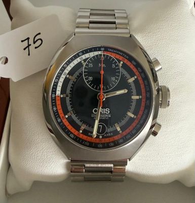 Montre en acier, signée - ORIS - CHRONORIS - Ø 40mm / Chrono…