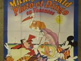 mickey donald plutoe et dine en france - french movie poster