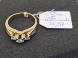 an image of a diamond ring with a price tag attached to it