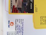a yellow ticket with a picture of a train on it