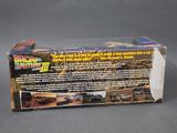 the back of a box with a picture of a car on it