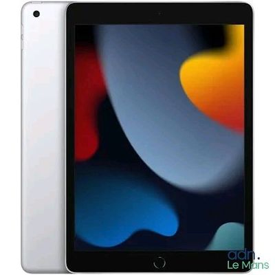 an image of a tablet computer with a colorful background