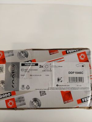 FERODO - Disques de frein arrière - ø281mm - Technologie Coa…