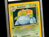 a close up of a pokemon trading card in a plastic holder