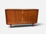an image of a mid century teak and oak sideboard